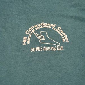 Vintage 90s Green Hill Prison‎ Correctional Center Galesburg Employee Tshirt L